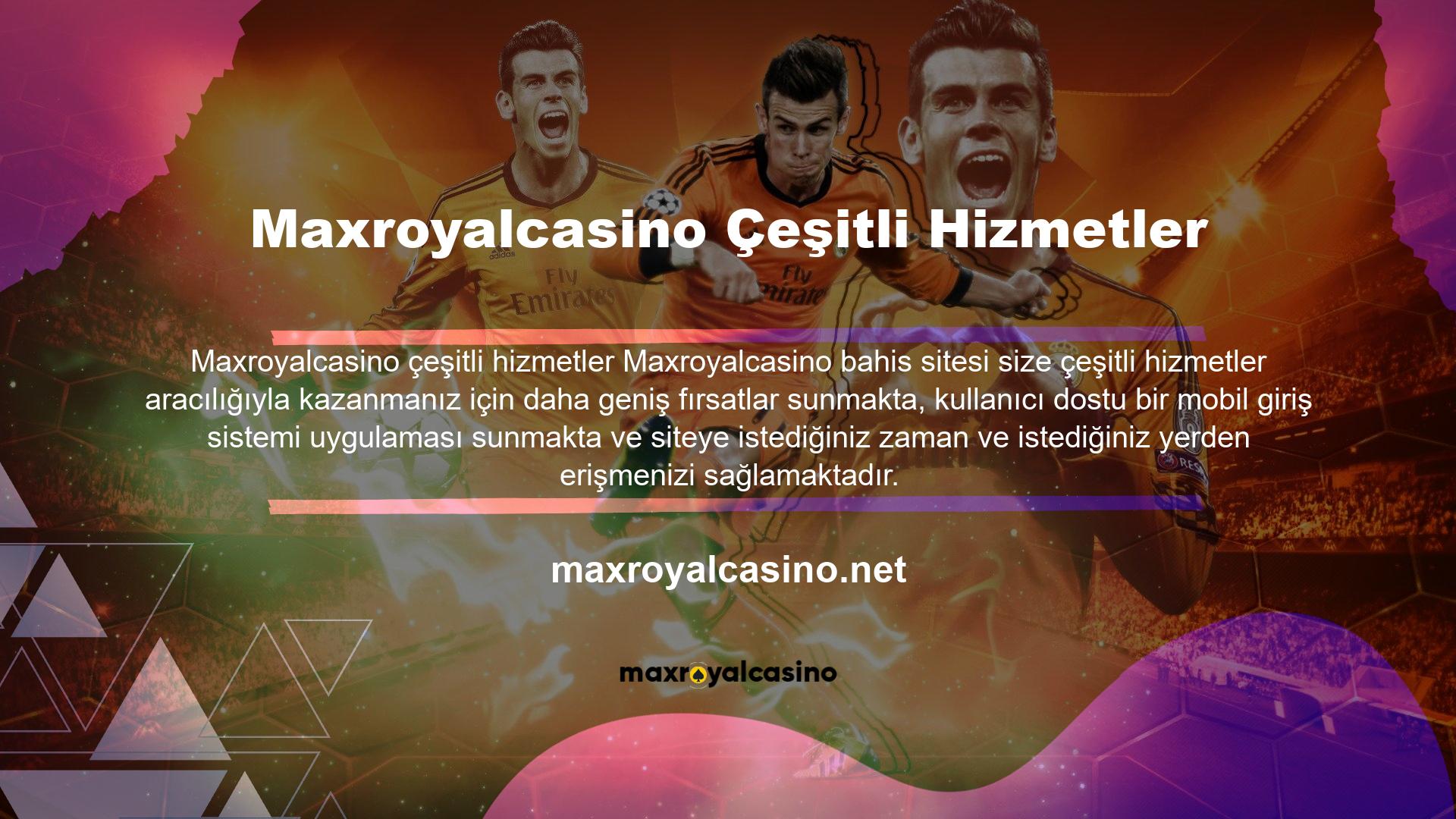 Maxroyalcasino mobil uygulaması, hem android hem de iphone cihazlarına rahatlıkla indirilebilen geniş bir hizmet yelpazesine erişim sunar
